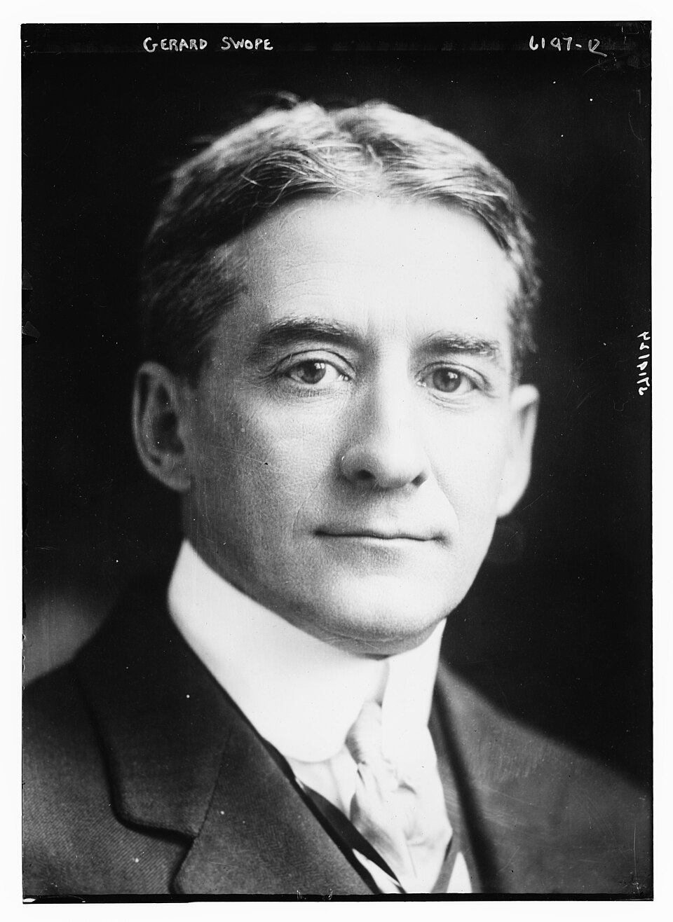 Authentic portrait of Gerard Swope