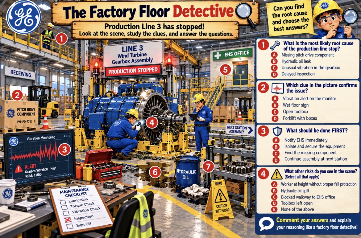 The Factory Floor Detective detective scene