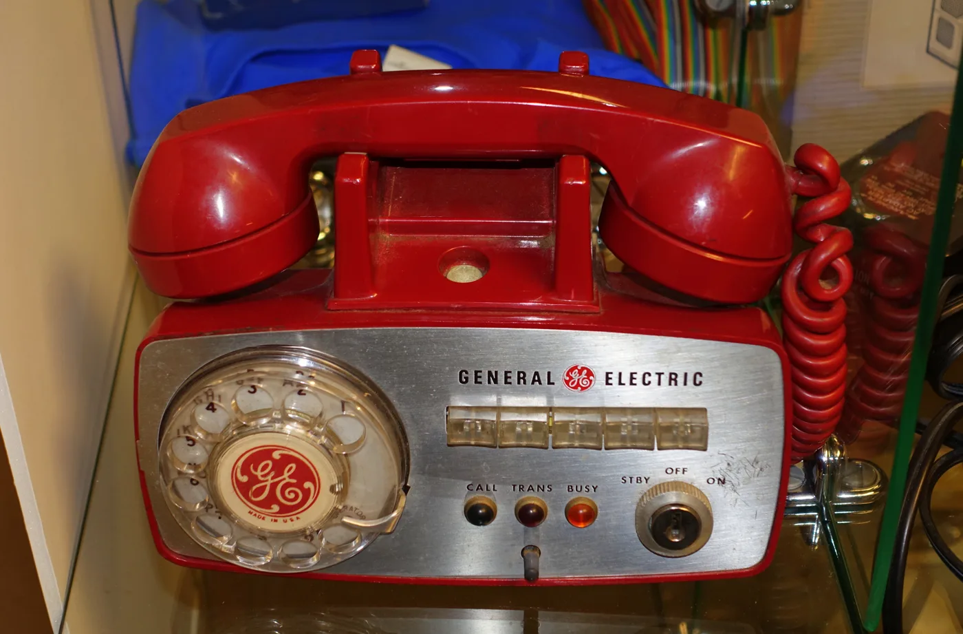 GE Dial DTD Series VHF car radiotelephone control head