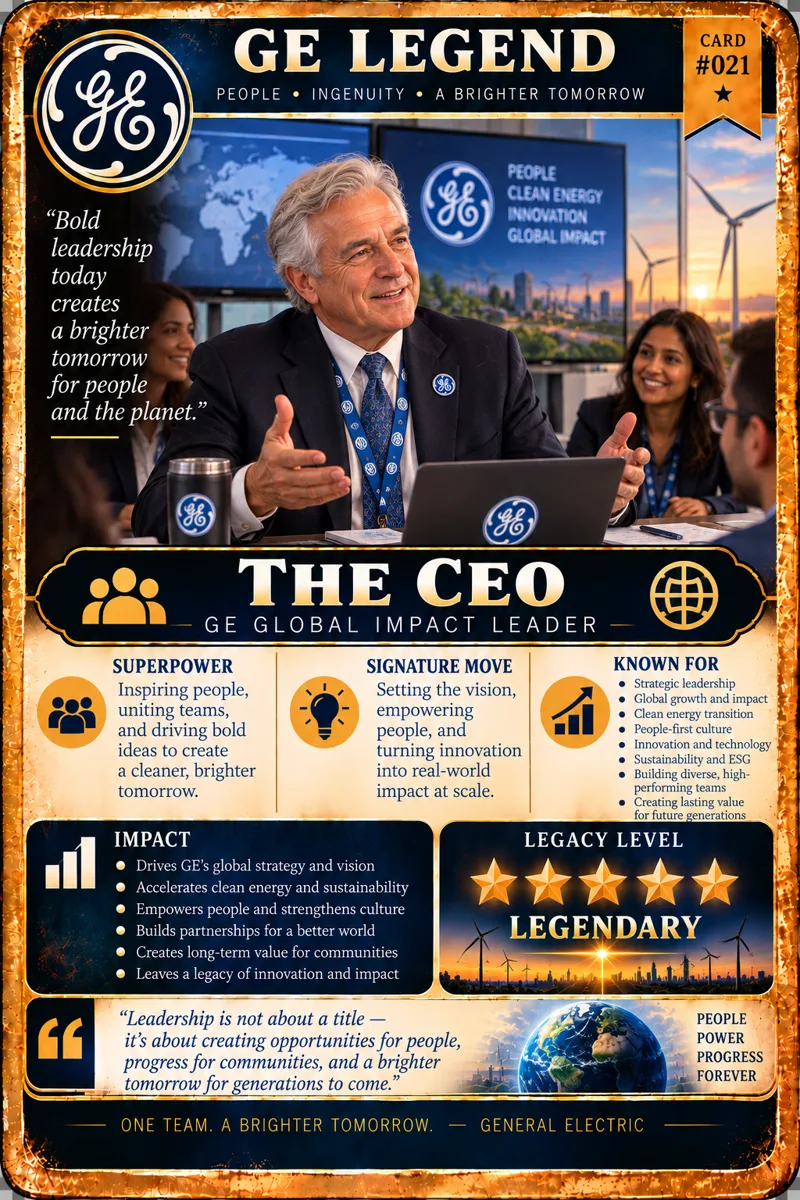GE Legend card No. 021: The CEO