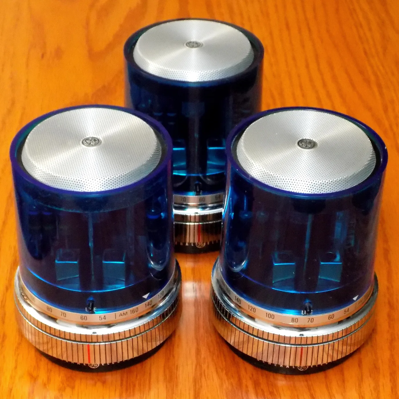 GE Blue Max transistor radios, circa 1970