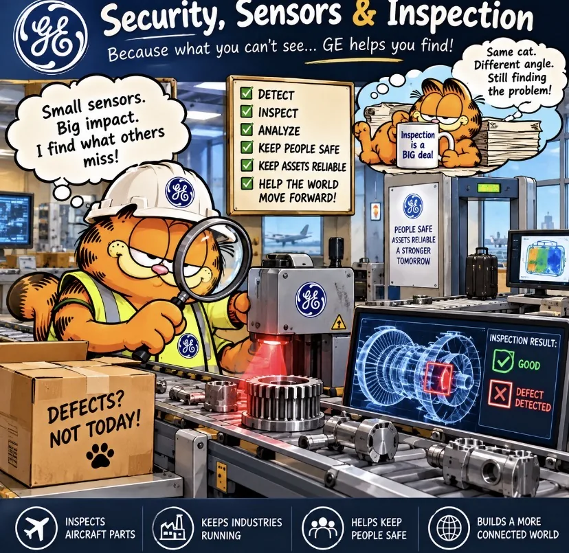 GE Security, Sensors & Inspection poster