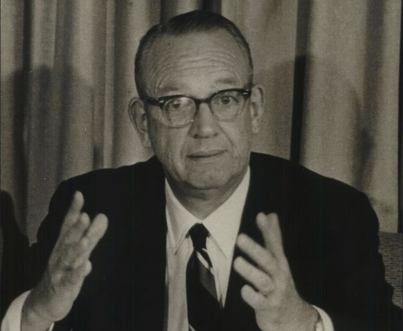Authentic portrait of Fred J. Borch