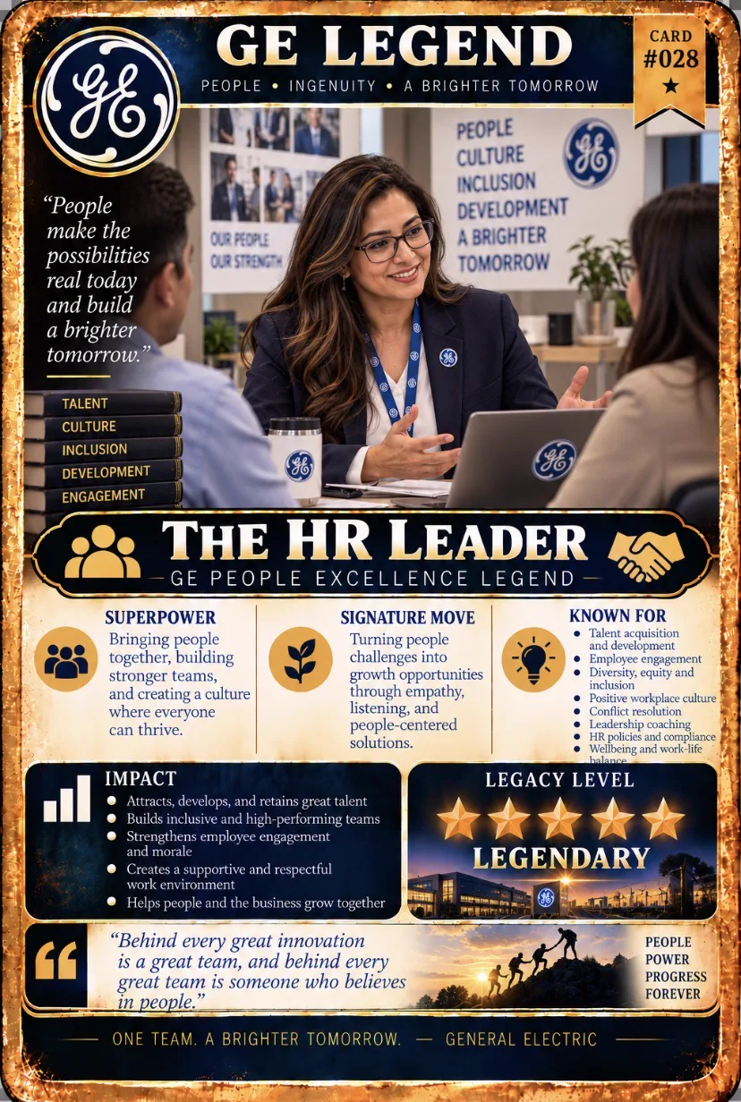 GE Legend card No. 028: The HR Leader