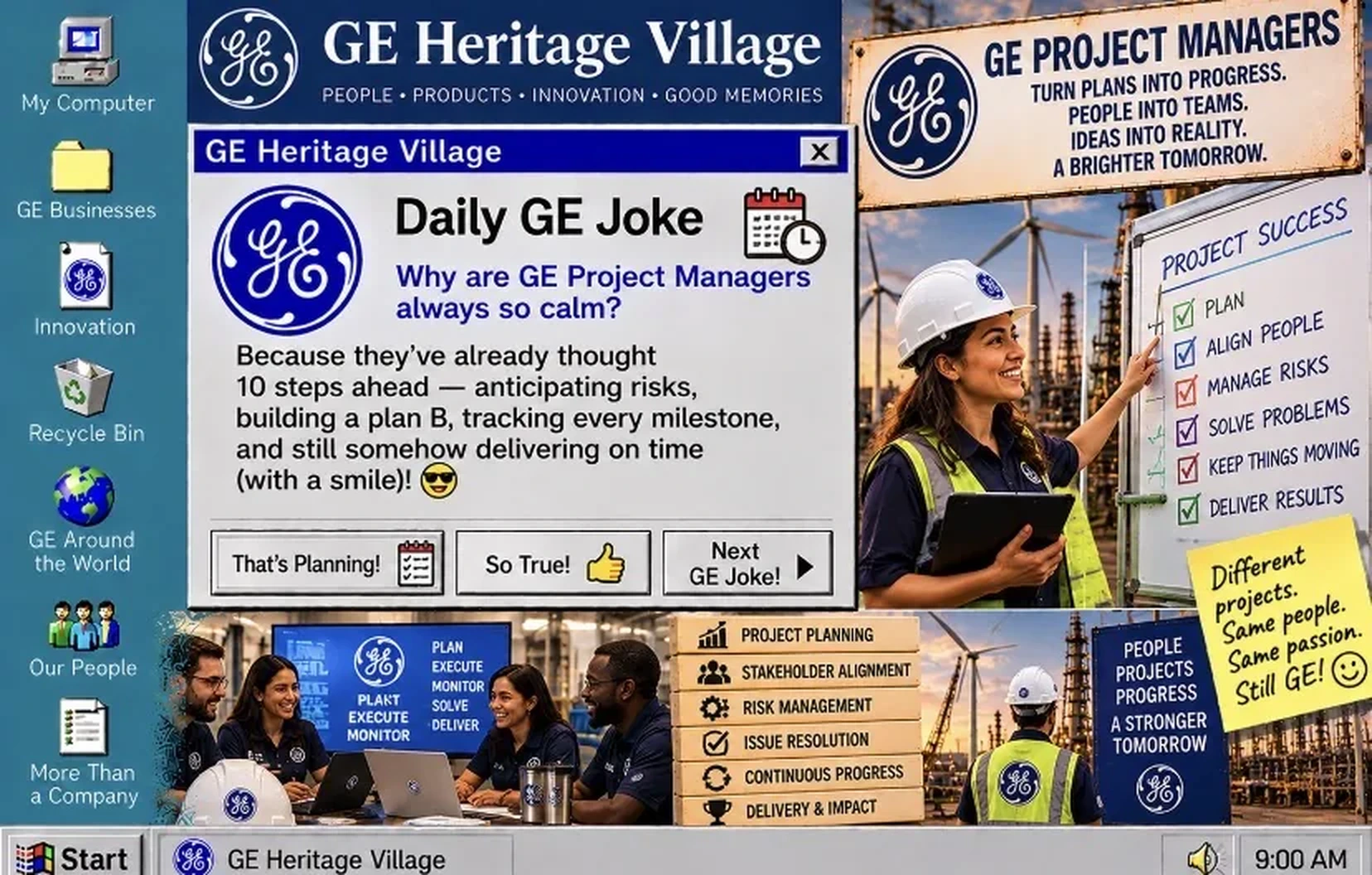 Daily GE Joke poster