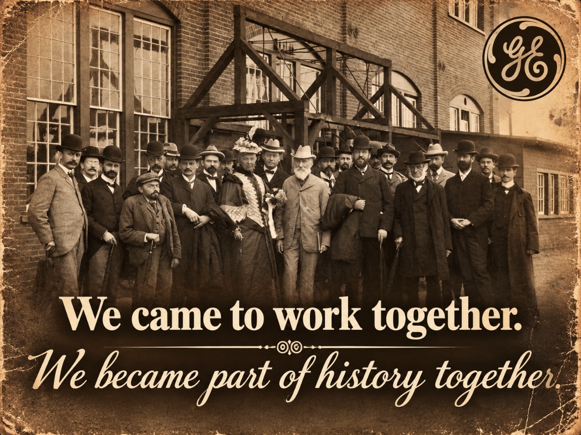 We came to work together. We became part of history together.