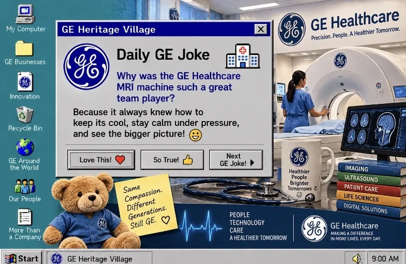 GE Healthcare — Daily GE Joke poster