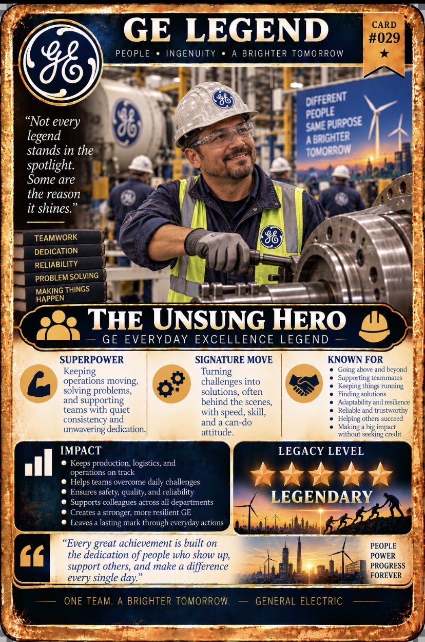 GE Legend card No. 029: The Unsung Hero