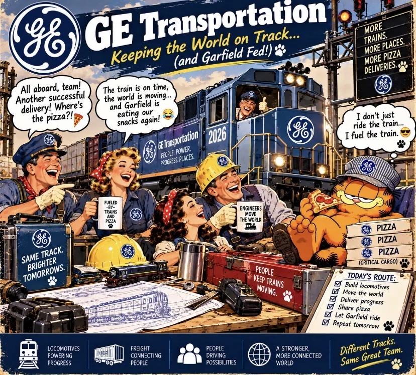 GE Transportation poster