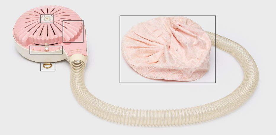 Canadian General Electric portable bonnet hair dryer