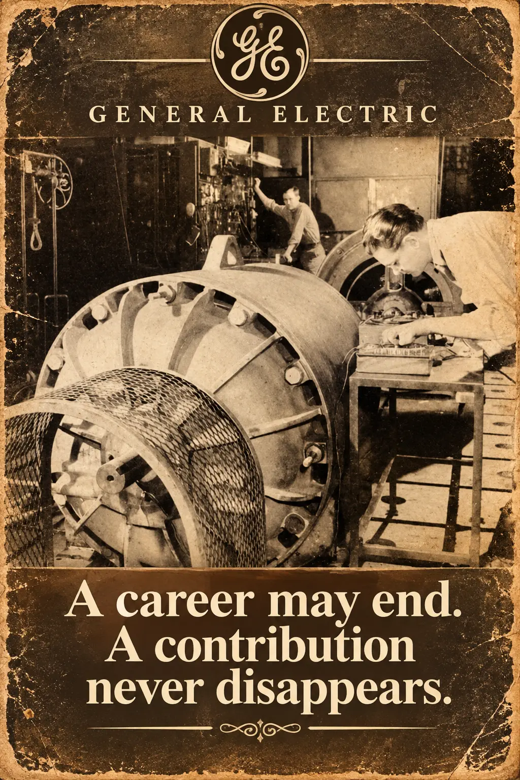 A career may end. A contribution never disappears.
