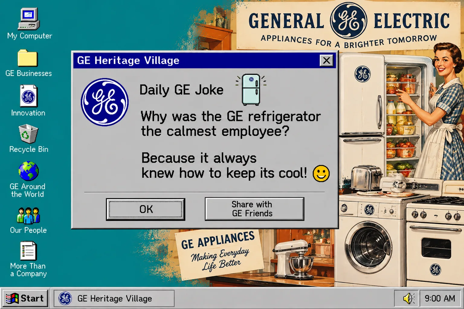 GE Appliances — Daily GE Joke poster