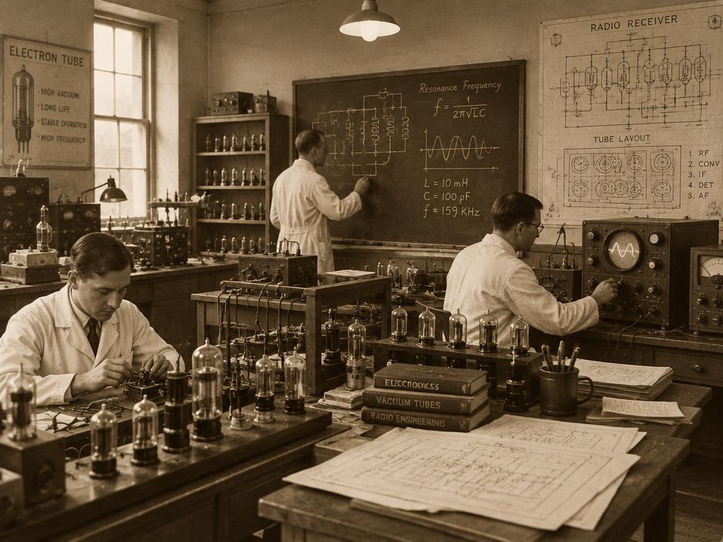 Vintage classroom recreation for the GE word game