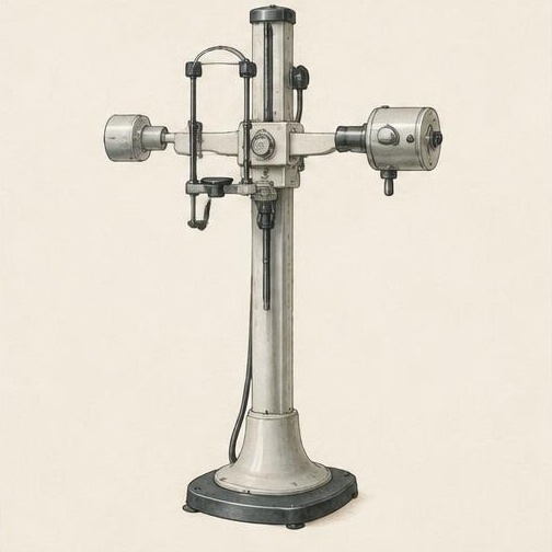Representative illustration for GE Broadbent-Bolton X-ray cephalometer; not the exact model