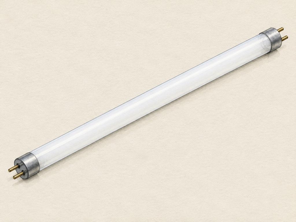 Representative illustration for GE Standard Cool White fluorescent lamp; not the exact model
