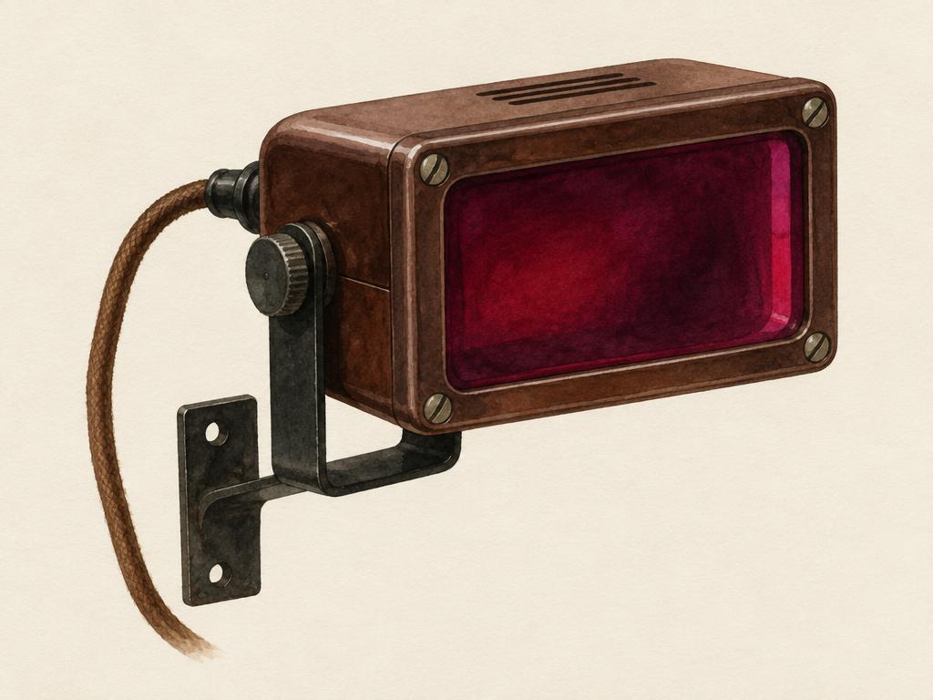 Representative illustration for GE X-ray Corporation Model 2 safelight; not the exact model