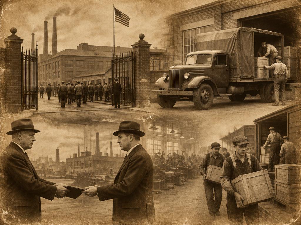 Vintage illustration: An era of separations
